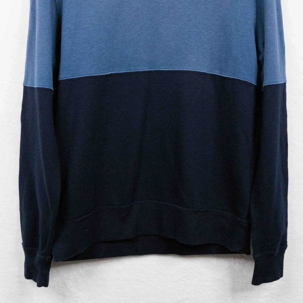 J CREW Vintage Fleece Colorblock‎ Sweatshirt French Terry Heritage Preppy Mens L